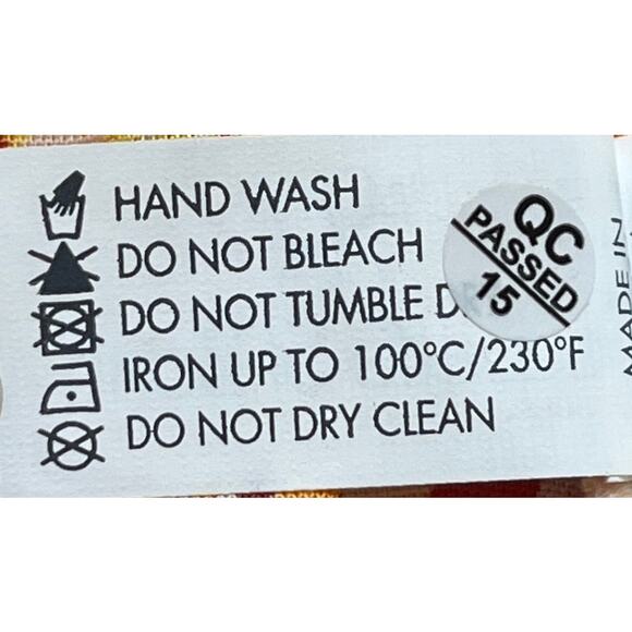 M185 POUPETTE ST BARTH Women's Shorts Fringe Yellow/Red Small - Picture 7 of 8